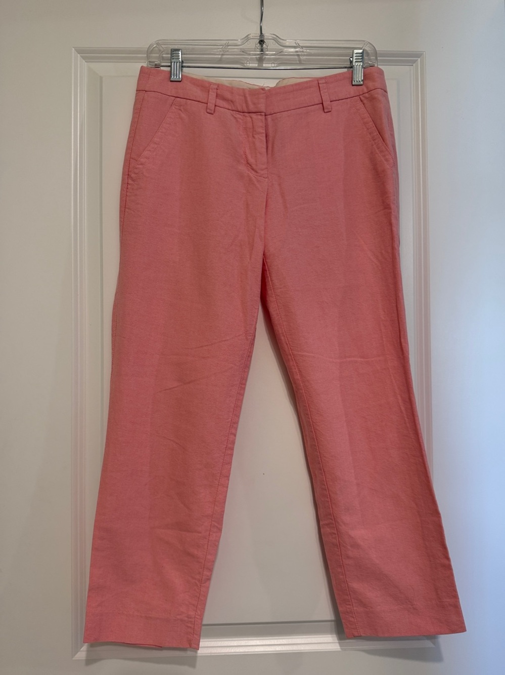 J. Crew Pink Cropped Pants